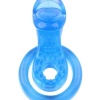 Get Lock The Tongue-Blue Titreşimli Dilli Penis Halkası