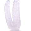 19cm Beyaz Çiftli Dildo No:76
