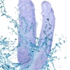 19cm Mor Çiftli Dildo No:76