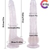 29,5cm Beyaz Realistik Dildo No:25