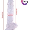 20cm Beyaz Dildo No:160