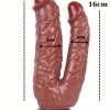 Noctis 19cm Kahverengi Çiftli Dildo No:76