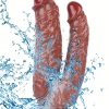 Noctis 19cm Kahverengi Çiftli Dildo No:76