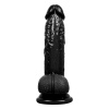 19CM Gerçekçi Siyah Dildo Yapay Penis