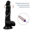 21CM Gerçekçi Zenci Dildo Penis