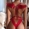 Fantazi Kelebek Kanat Harness Kırmızı