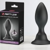 Anal ve Vajinal Tıkaç Titreşimli Vantuzlu Anal Plug