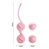 Pretty Love Kegel Vajinal Egzersiz Topları Pembe