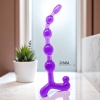 Bendy 22.5cm Sıralı Anal Vajinal Top Anal Plug Tıkaç Açıcı Mor