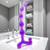Bendy 22.5cm Sıralı Anal Vajinal Top Anal Plug Tıkaç Açıcı Mor