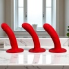 Kırmızı Penis Başlı Vajinal Silikon Plug Dildo