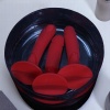 Kırmızı Penis Başlı Vajinal Silikon Plug Dildo