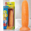 Passionate Fruit 17 CM Güçlü Vantuzlu Jel Penis Anal Dildo - Mısır