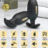 PRETTY LOVE Unisex 12 Titreşimli E-Stim Plug Süper Lüks Anal Tıkaç