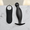12 Titreşimli Kumandalı Anal Vibratör Zenci Anal Plug Stimülatör