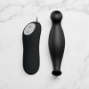 12 Titreşimli Kumandalı Anal Vibratör Zenci Anal Plug Stimülatör