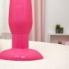 Smooth 14 Cm Vantuzlu Anal Plug Anal Tıkaç Tıpa Pembe Anal Dildo