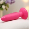 Smooth 14 Cm Vantuzlu Anal Plug Anal Tıkaç Tıpa Pembe Anal Dildo