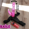 Baile 7 Titreşimli Oynar Başlı Belden Bağlamalı Teknolojik Vibratör