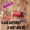 Baile 7 Titreşimli Oynar Başlı Belden Bağlamalı Teknolojik Vibratör
