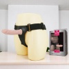 İçi Boş 16 CM Titreşimli Belden Bağlamalı Realistik Penis Strapon