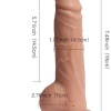 Big Detective Şarjlı Uzaktan Kumandalı Titreşimli Gerçekçi Dildo 19 cm