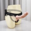 Dual 18 CM Çift Taraflı Belden Bağlamalı Titreşimli Penis Strapon
