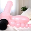 Çift Taraflı Strapon Belden Bağlamalı G-Spot Vibratör Anal Plug