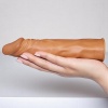 Lovetoy X-Tender 5 CM Dolgulu Realistik Penis Kılıfı Uzatmalı Prezervatif Dildo