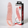Pretty Love Breyden 18 CM Uzatmalı 3 CM Dolgulu Testis Halkalı Penis Kılıfı