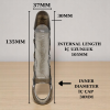 Pretty Love 2cm Dolgulu Zenci Penis Kılıfı Uzatmalı Prezervatif Dildo