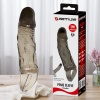 Pretty Love 2cm Dolgulu Zenci Penis Kılıfı Uzatmalı Prezervatif Dildo