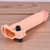 LOVETOY X-TENDER Realistik 20 cm Titreşimli Uzatmalı Penis Kılıfı Halka
