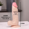 Gora 17 CM Vantuzlu Gerçekçi Realistik Penis Anal Vajinal Dildo