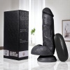 Adure 18cm 10 Titreşimli Realistik Zenci Vibratör Gerçekçi Penis