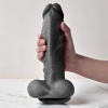 Giant King 27 CM Gerçekçi Dev Kalın Realistik Zenci Penis Dildo