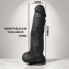 Giant King 27 CM Gerçekçi Dev Kalın Realistik Zenci Penis Dildo