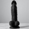 Troops 17 CM Vantuzlu Gerçekçi Realistik Zenci Dildo Anal Penis