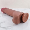 Baıle Kayan Cilt Serisi 20.6 Cm Kıkırdaklı Realistik Penis Damarlı Dildo