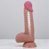Baıle Kayan Cilt Serisi 20.6 Cm Kıkırdaklı Realistik Penis Damarlı Dildo