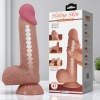Baıle Kayan Cilt Serisi 20.6 Cm Kıkırdaklı Realistik Penis Damarlı Dildo