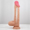 Baıle 24 cm Kıkırdaklı Realistik Penis Damarlı Dildo