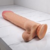 Baıle 24 cm Kıkırdaklı Realistik Penis Damarlı Dildo