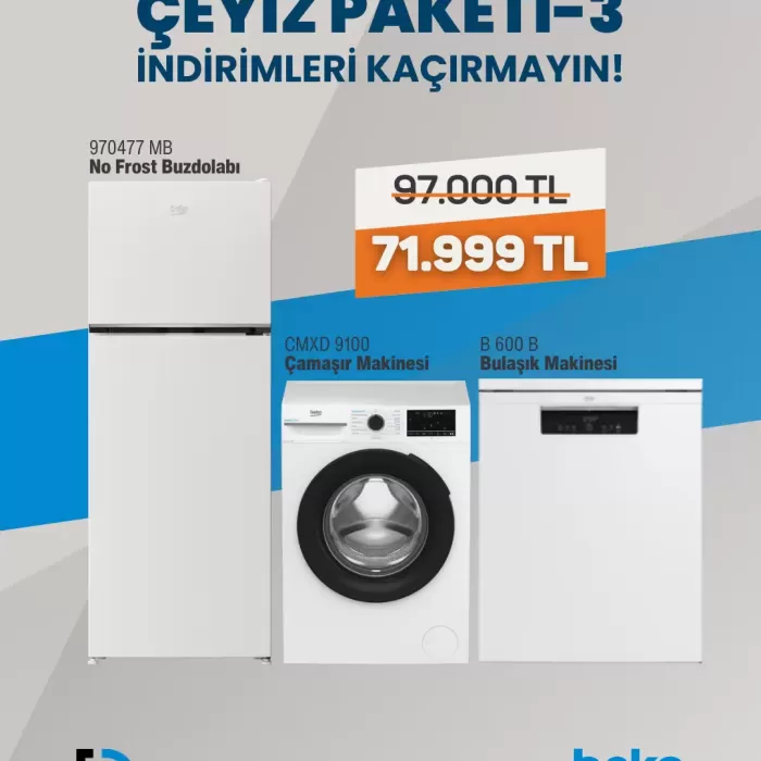 Beyaz Eşya Çeyiz Seti 3