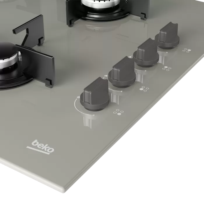 BEKO BOCD T 6011 EG Gazlı Cam Tablalı Ocak