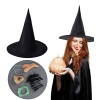 Cadı Kostümü Seti - Şapka, Tırnak, Burun, Çene, Diş