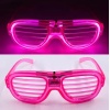 Pembe Led Işıklı Parti Gözlüğü - Neon 3 Modlu