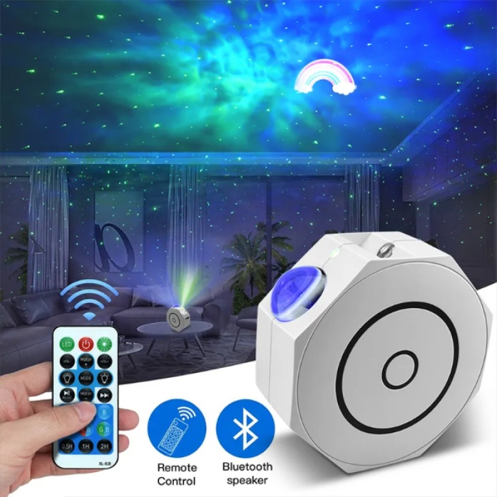 Bluetooth Özellikli Anason Projektör Gece Lambası