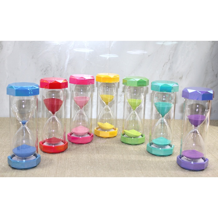 Plastik Çerçeveli Renkli 10 Dk Kum Saati