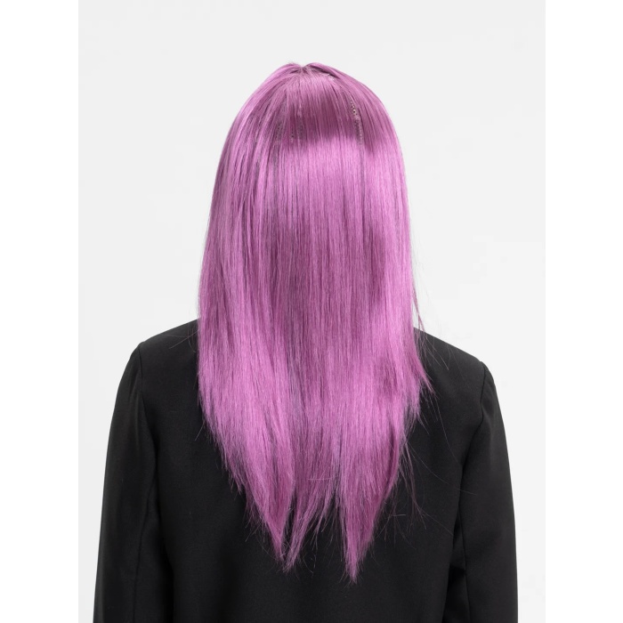 Rose Pembe Düz Kesim Peruk